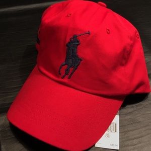 Polo Ralph Lauren Red hat w BIG LOGO